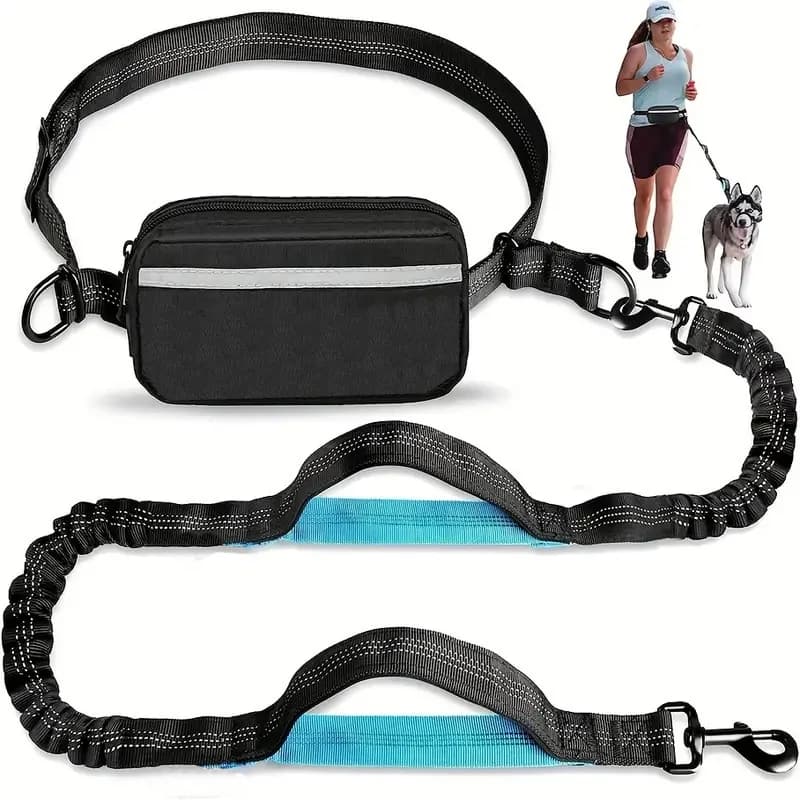 Stay Hands-Free & Safe with Our Adjustable Dog Running Leash - Perfect for Medium & Large Dogs